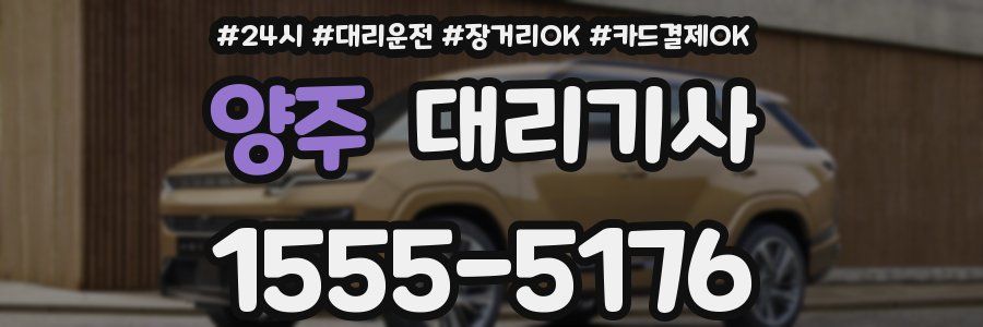 양주 대리기사