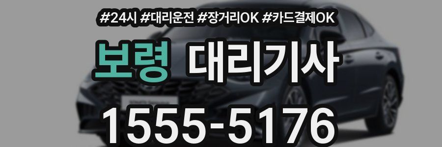 보령 대리기사