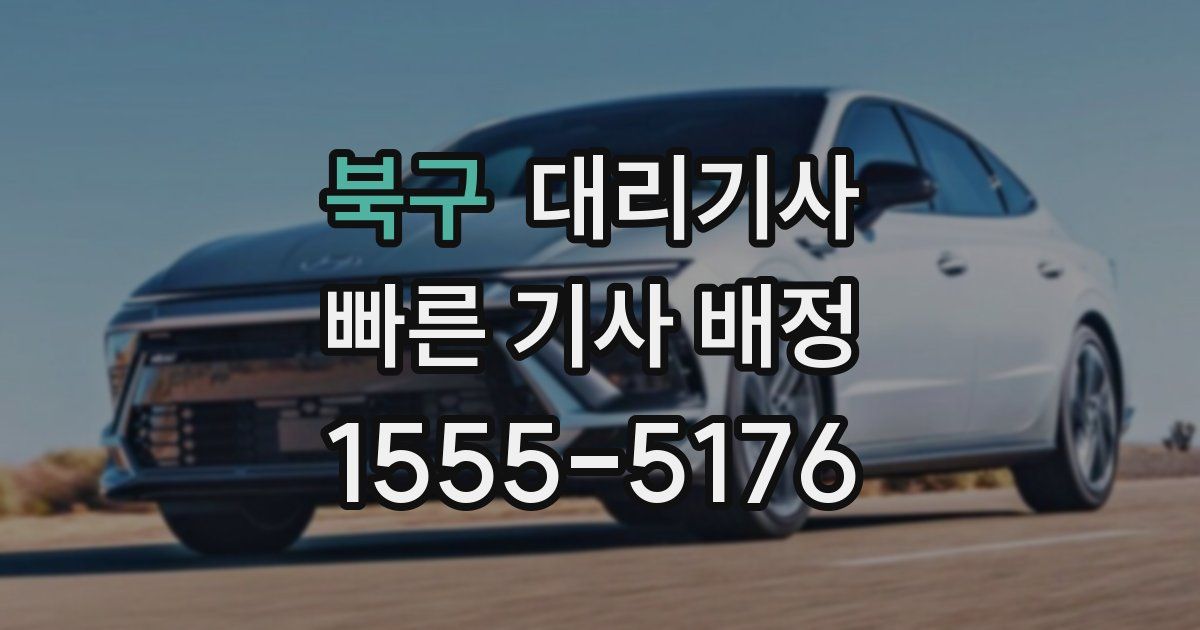북구 대리기사