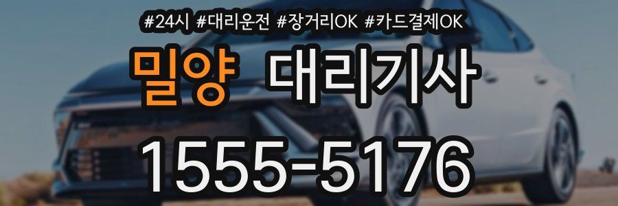 밀양 대리기사