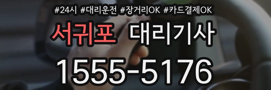서귀포 대리기사