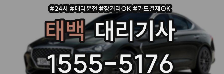 태백 대리기사