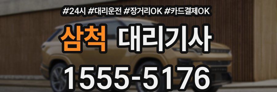 삼척 대리기사