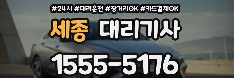 세종 대리기사