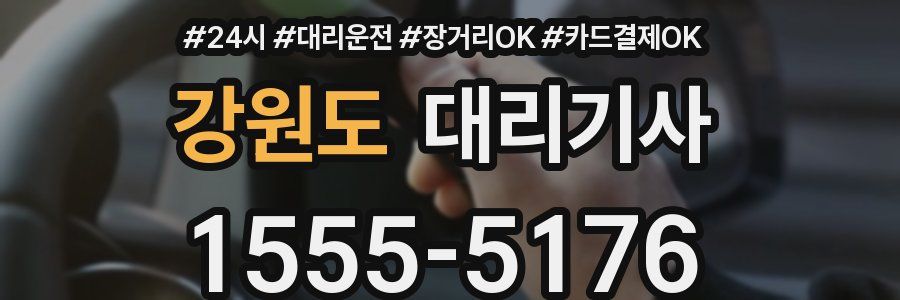 강원도 대리기사