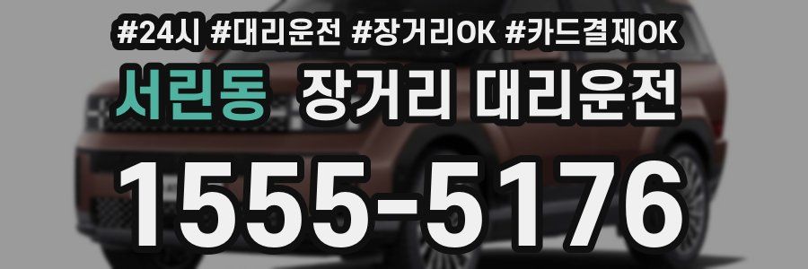 서린동 장거리 대리운전