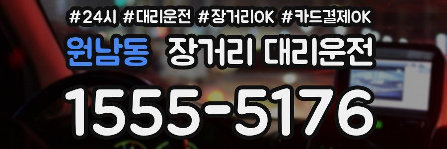 원남동 장거리 대리운전