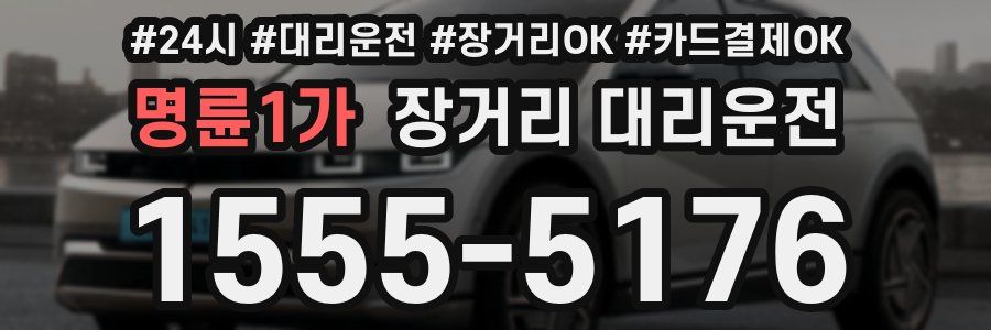 명륜1가 장거리 대리운전