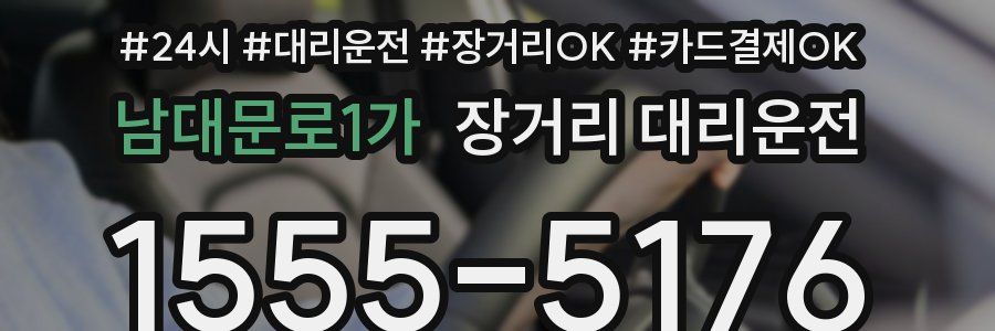 남대문로1가 장거리 대리운전