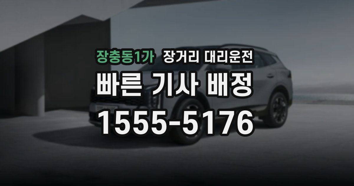 장충동1가 장거리 대리운전