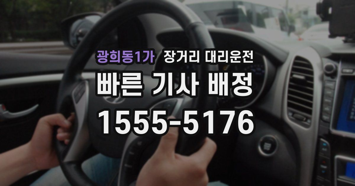 광희동1가 장거리 대리운전