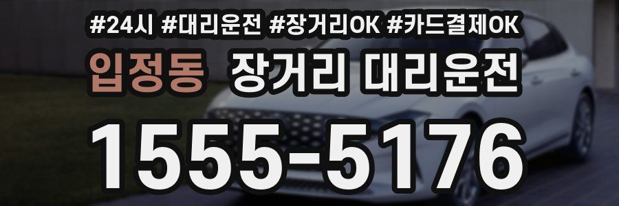 입정동 장거리 대리운전