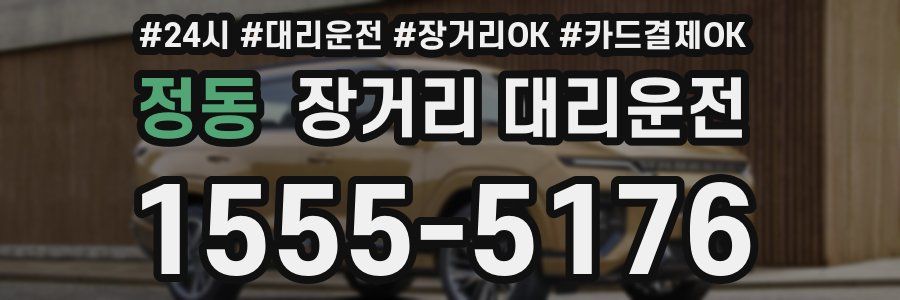 정동 장거리 대리운전