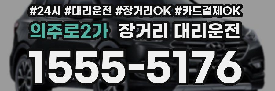의주로2가 장거리 대리운전