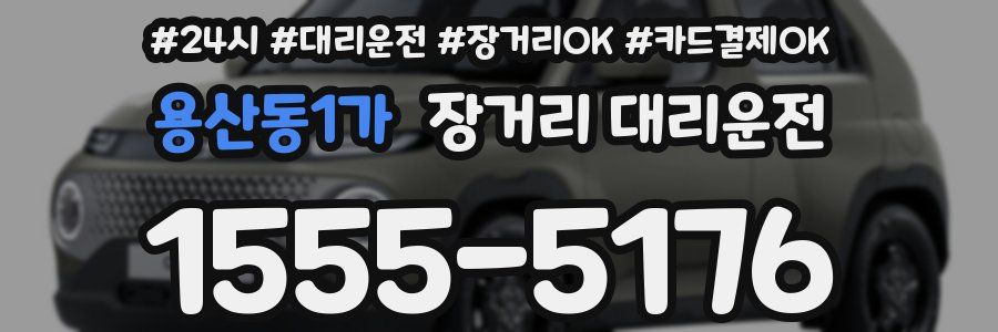 용산동1가 장거리 대리운전
