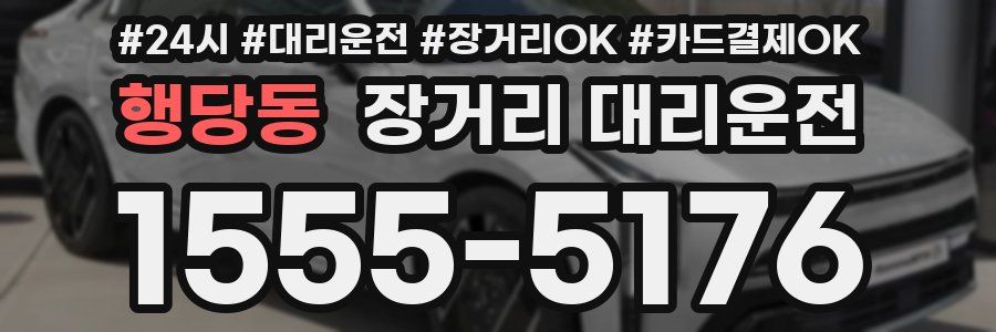 행당동 장거리 대리운전