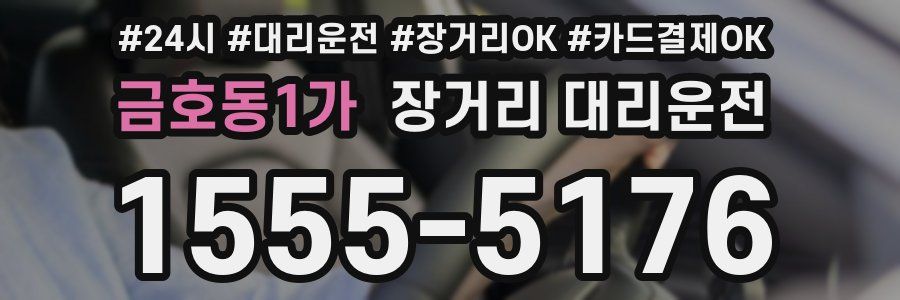 금호동1가 장거리 대리운전