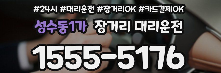 성수동1가 장거리 대리운전