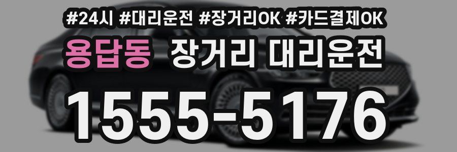 용답동 장거리 대리운전