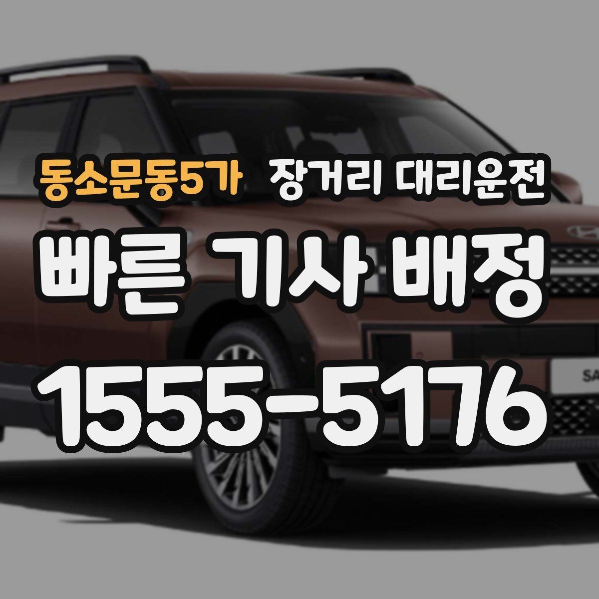 동소문동5가 장거리 대리운전 운행 중 이상 징후가 보일 때 대처 방법
