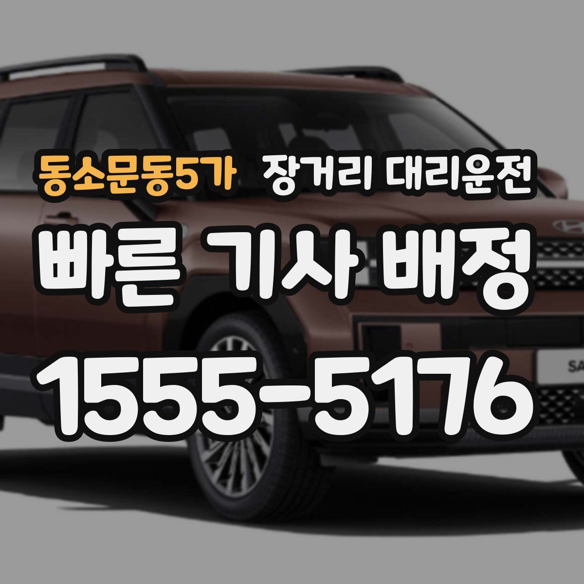 동소문동5가 장거리 대리운전