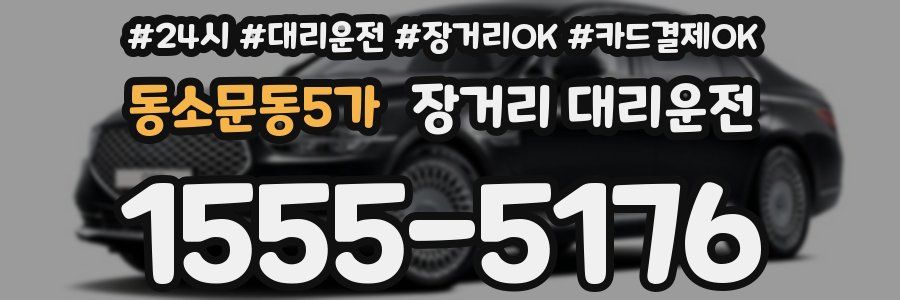 동소문동5가 장거리 대리운전