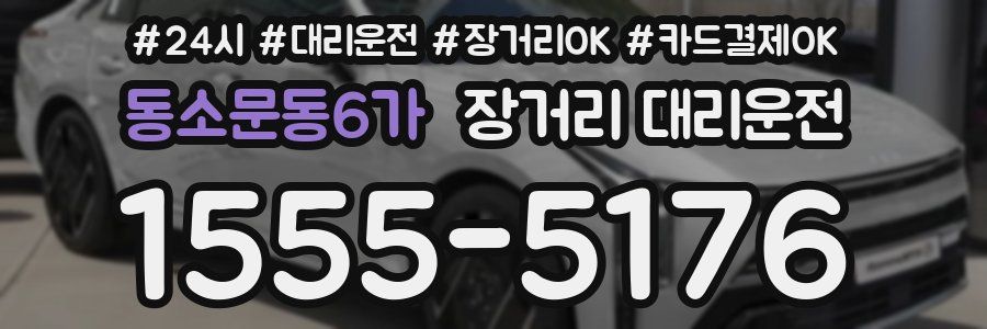 동소문동6가 장거리 대리운전