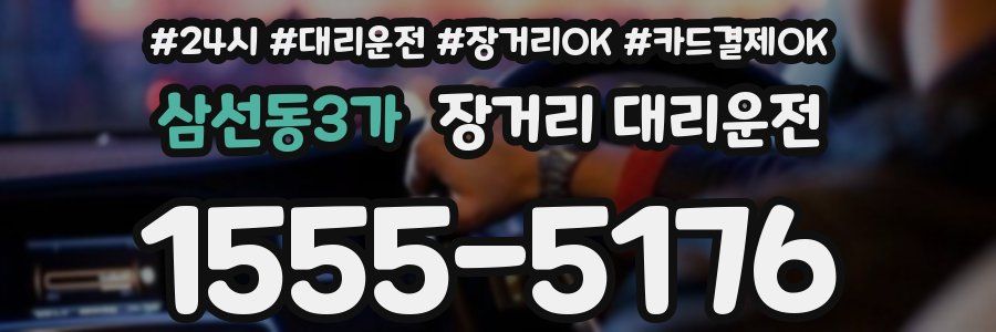 삼선동3가 장거리 대리운전