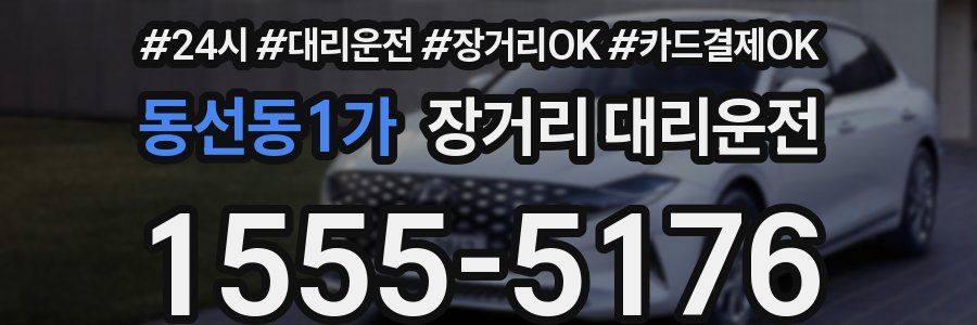 동선동1가 장거리 대리운전