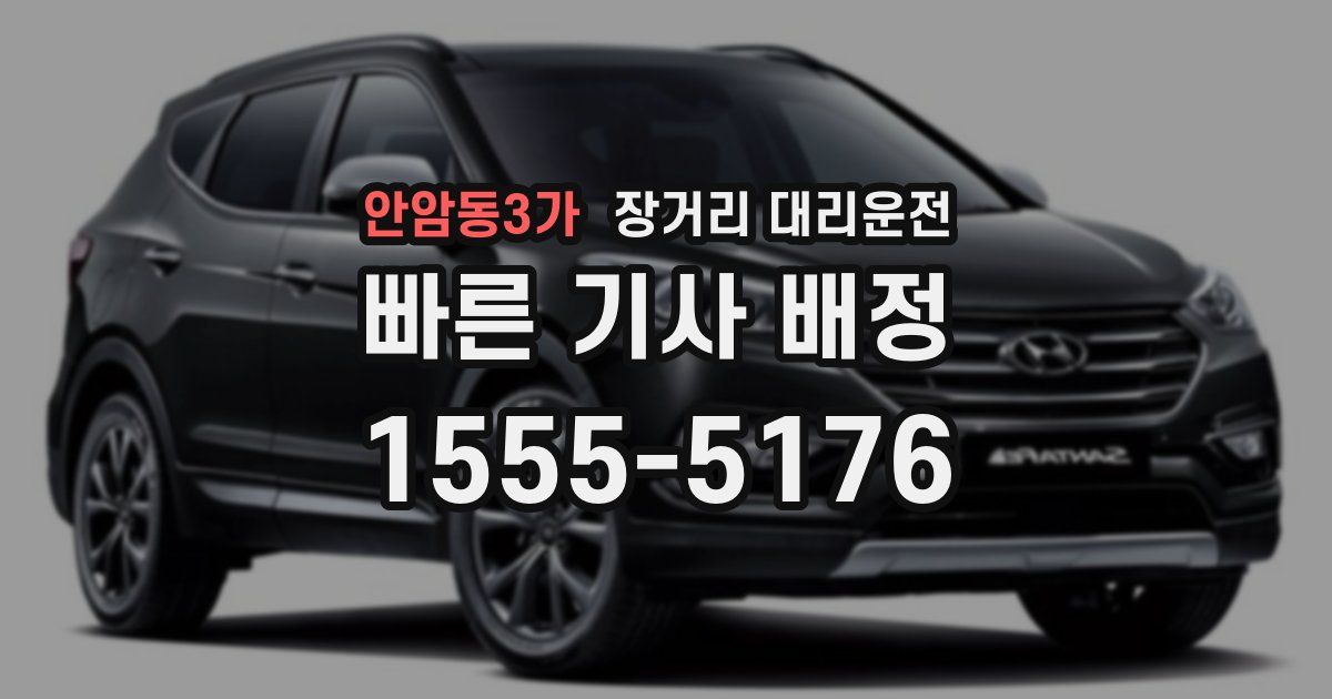 안암동3가 장거리 대리운전