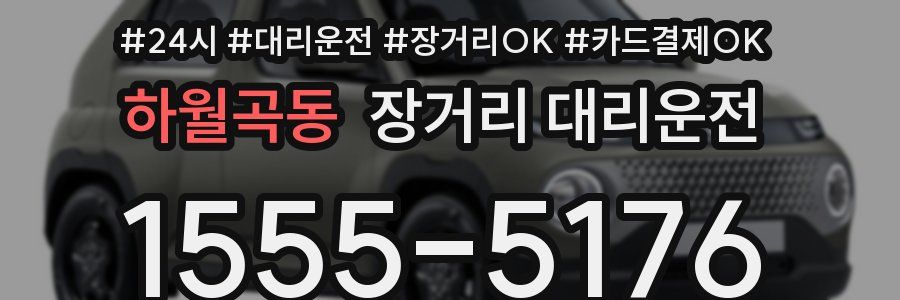 하월곡동 장거리 대리운전