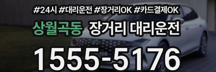 상월곡동 장거리 대리운전