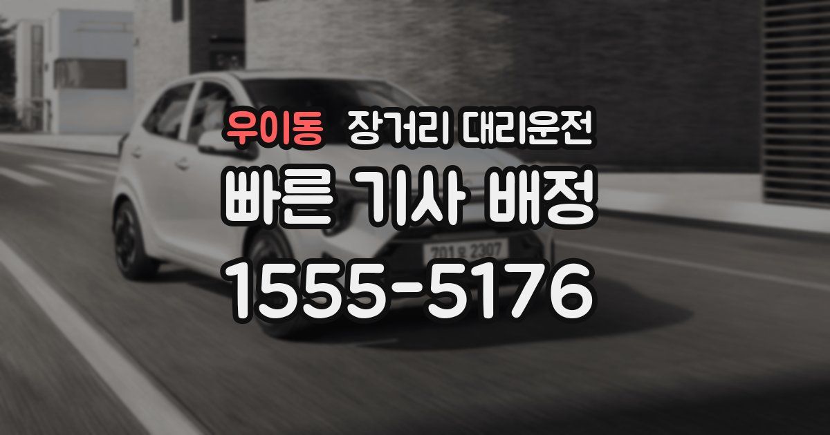 우이동 장거리 대리운전