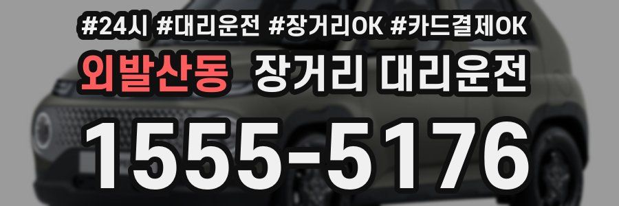 외발산동 장거리 대리운전