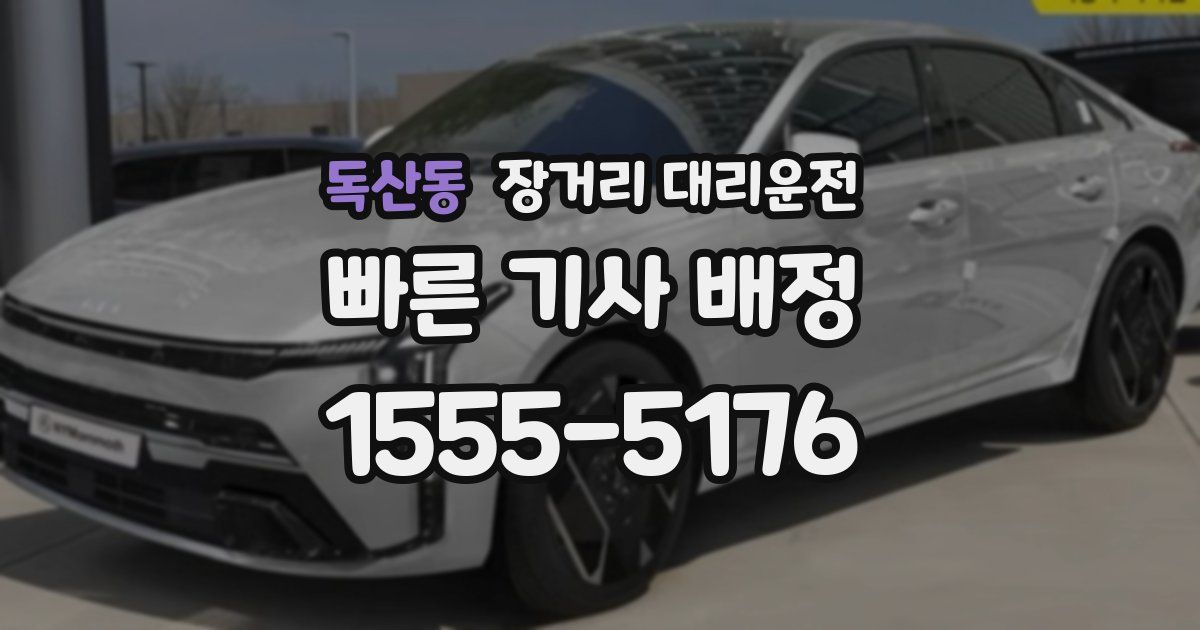 독산동 장거리 대리운전