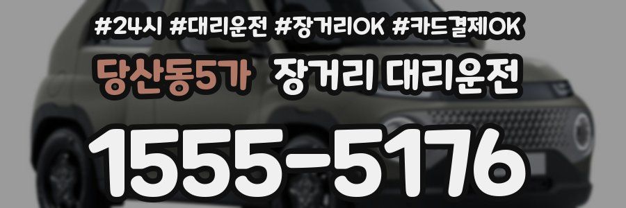 당산동5가 장거리 대리운전