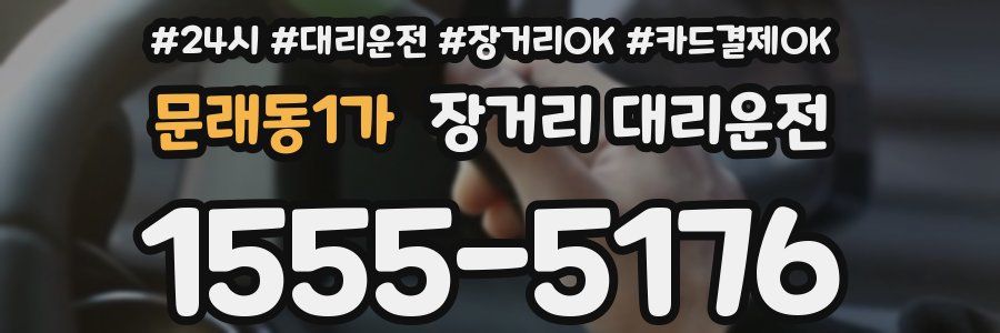 문래동1가 장거리 대리운전