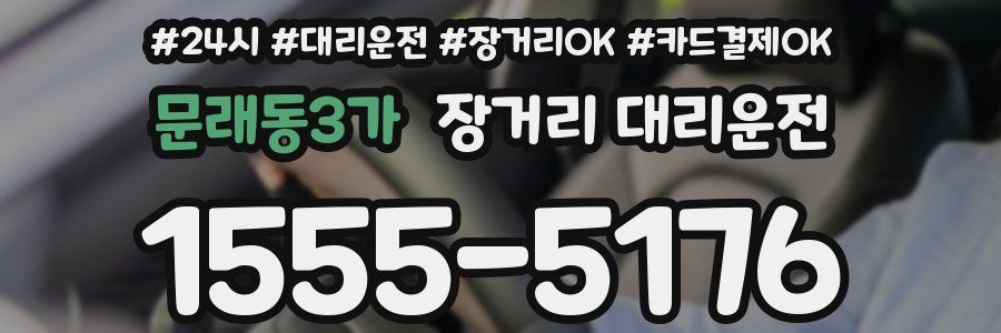 문래동3가 장거리 대리운전