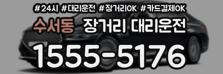 수서동 장거리 대리운전