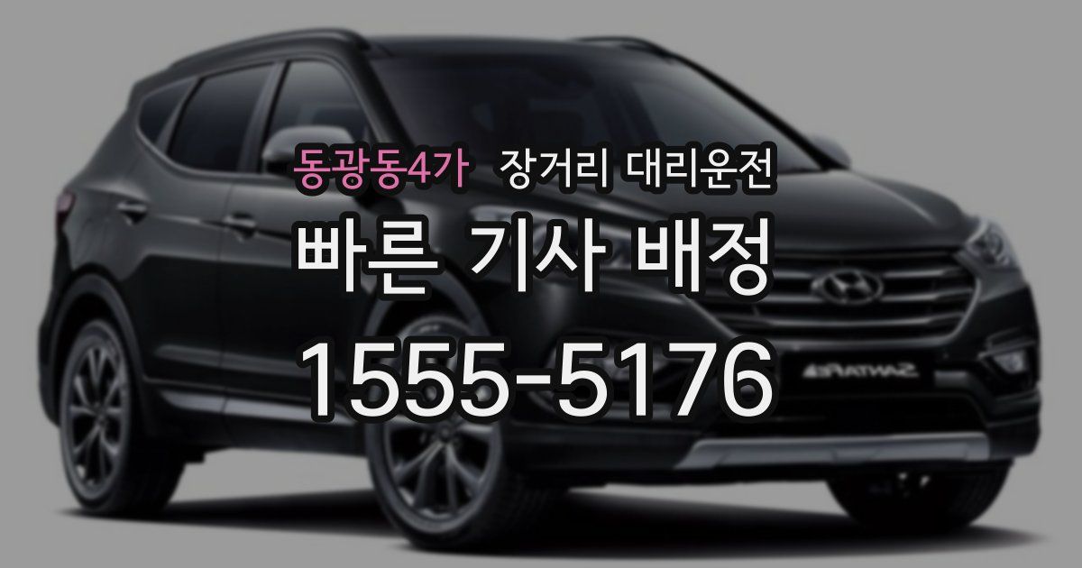 동광동4가 장거리 대리운전