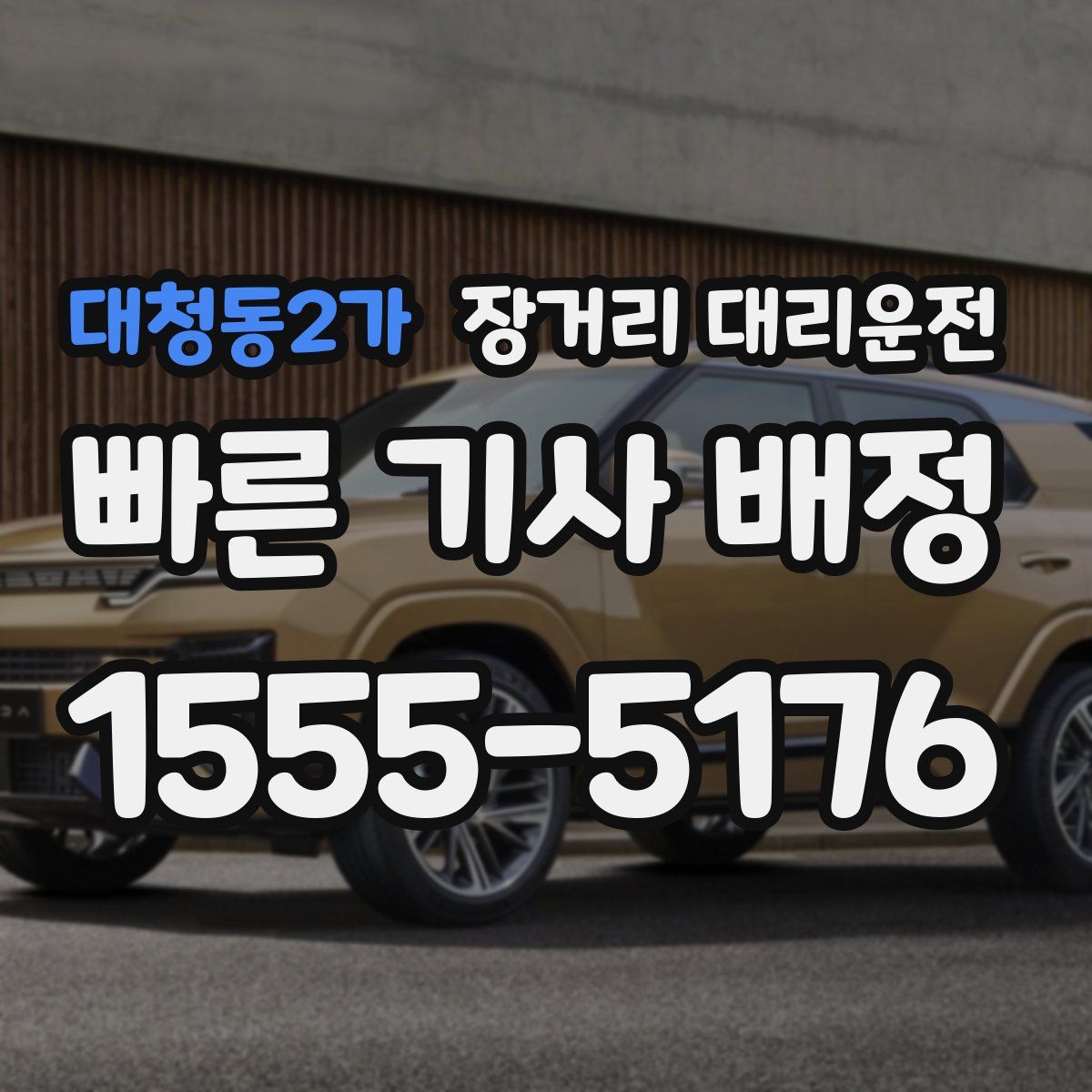 대청동2가 장거리 대리운전