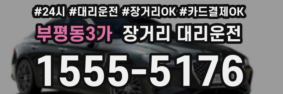 부평동3가 장거리 대리운전