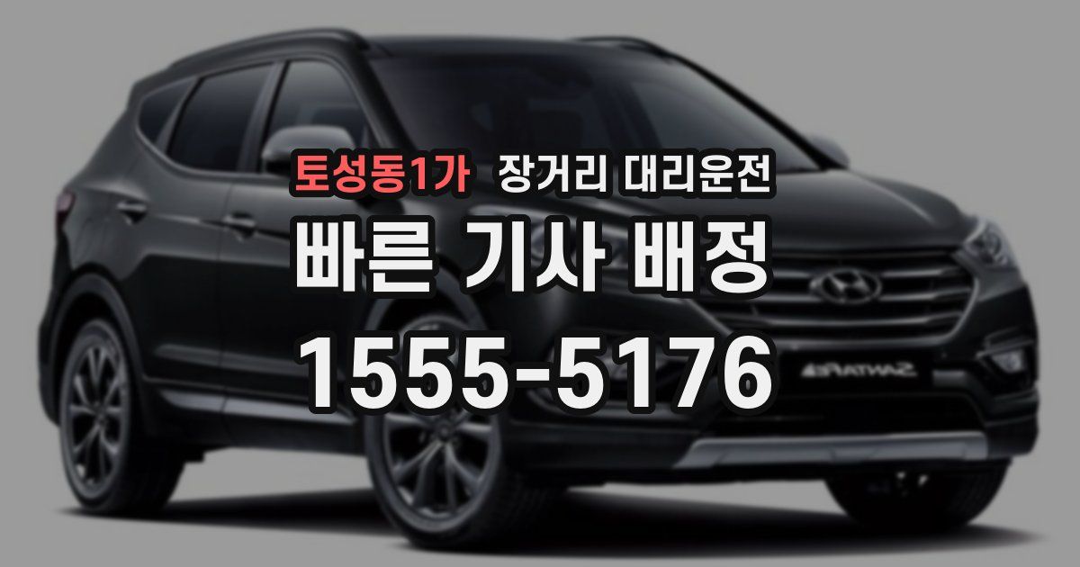 토성동1가 장거리 대리운전
