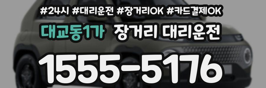 대교동1가 장거리 대리운전
