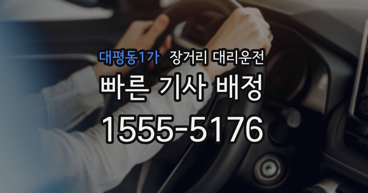대평동1가 장거리 대리운전