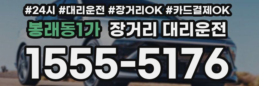 봉래동1가 장거리 대리운전