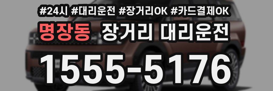 명장동 장거리 대리운전
