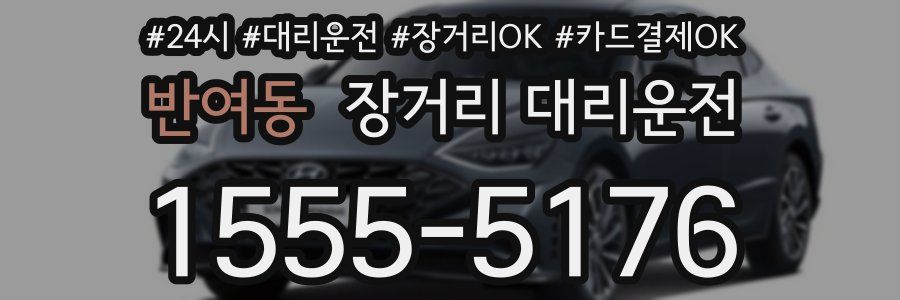 반여동 장거리 대리운전