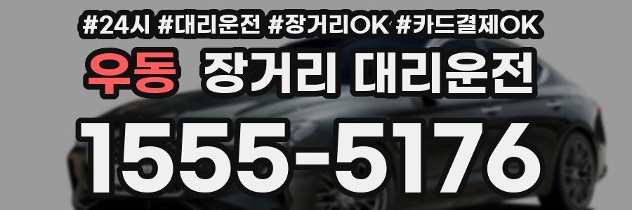 우동 장거리 대리운전
