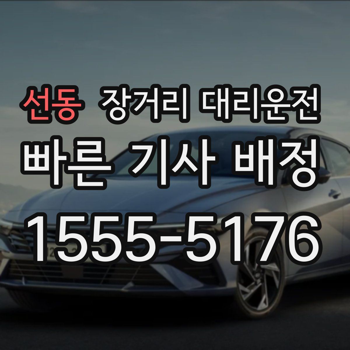 선동 장거리 대리운전